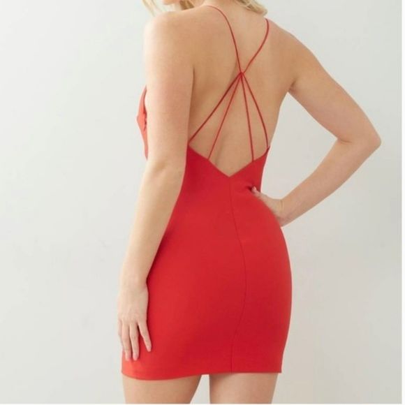 Likely Kirkland Red Mini Sleeveless Party‎ Mini Dress size 2 - Picture 1 of 9